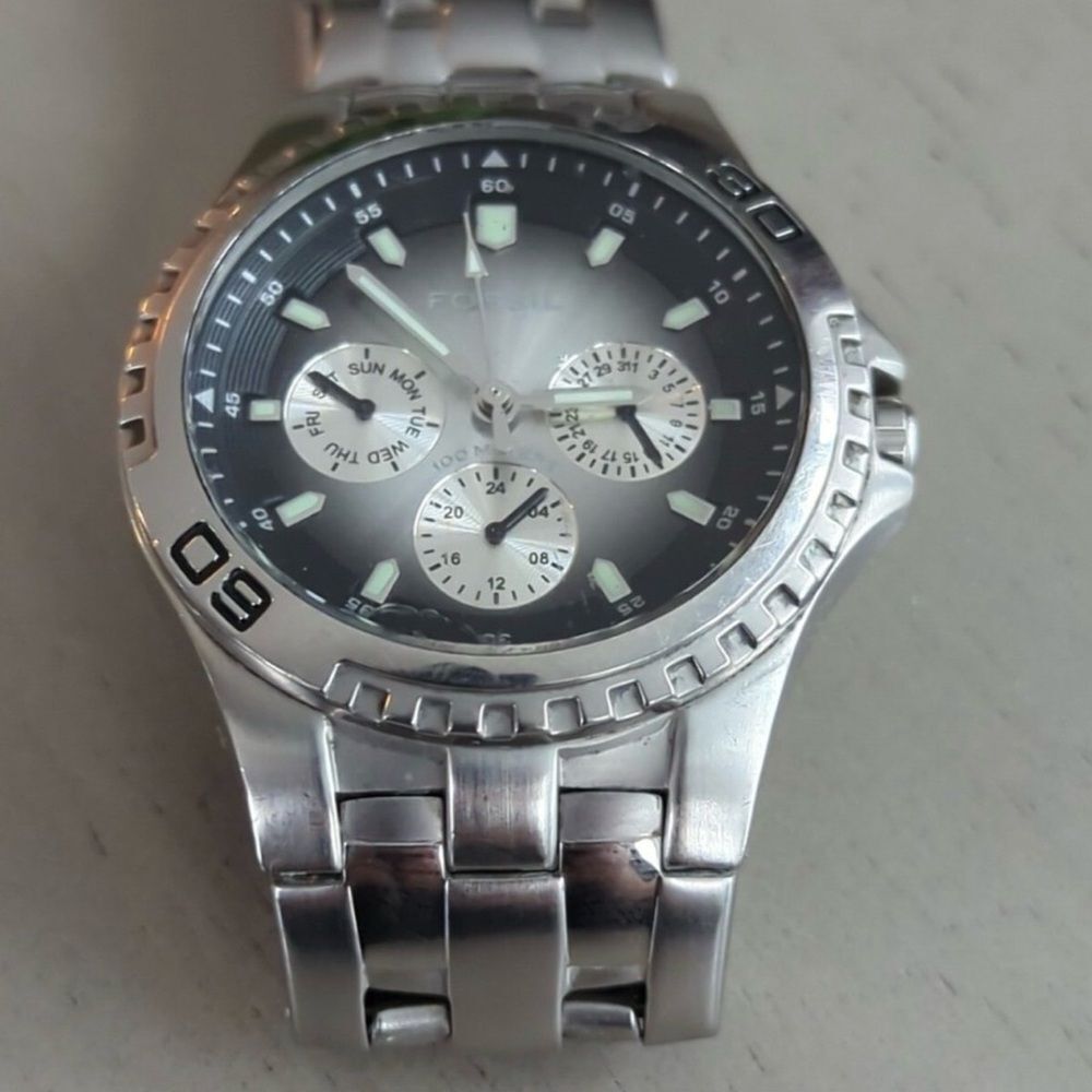 Fossil Stainless Steel Chronograph Watch